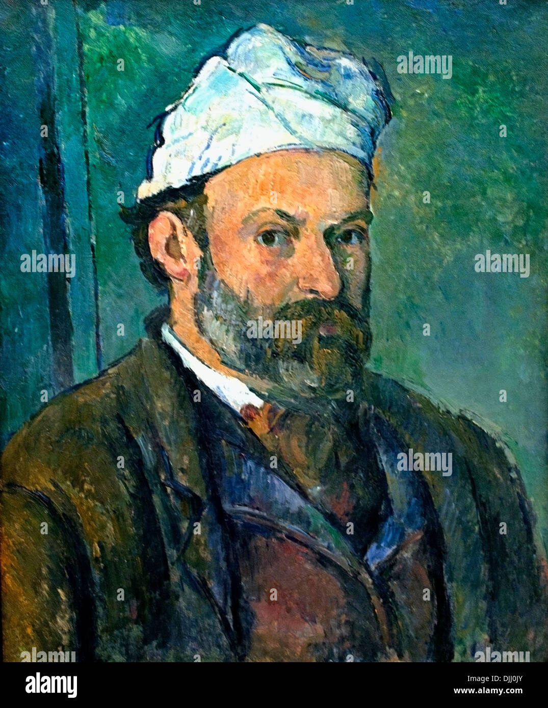 Self Portrait 1880 Paul Cezanne 1839-1906 France French Stock Photo