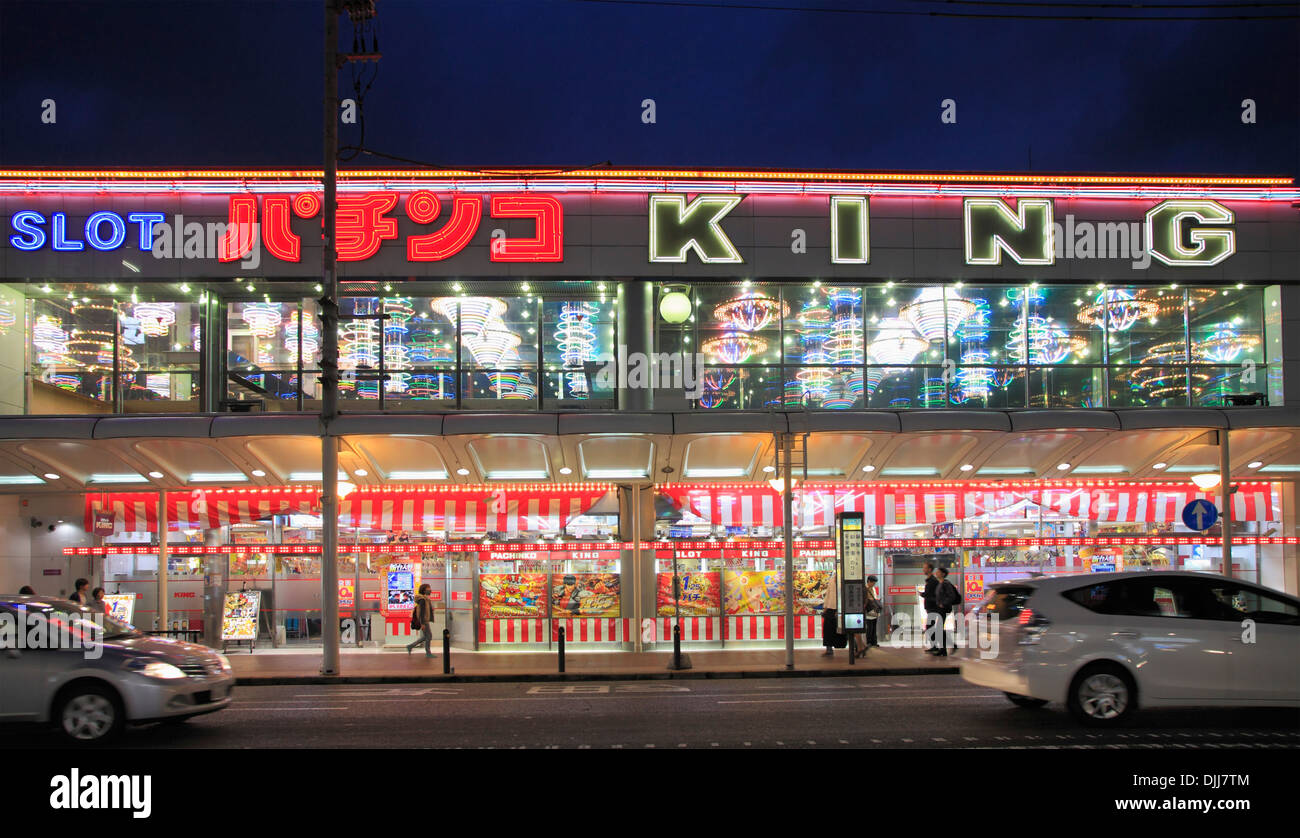 Japan, Kyoto, Pachinko parlour, Kawaramachi Street, Stock Photo