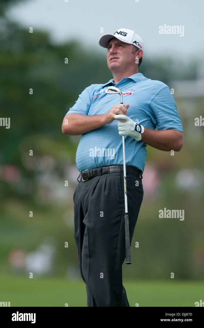 August 8, 2010: Professional golfer BILL LUNDE, on his way to winning the 2010 Turning Stone Resort Championship played at the Atunyote Golf Club in Vernon, New York. (Credit Image: © Mark Konezny/Southcreek Global/ZUMApress.com) Stock Photo