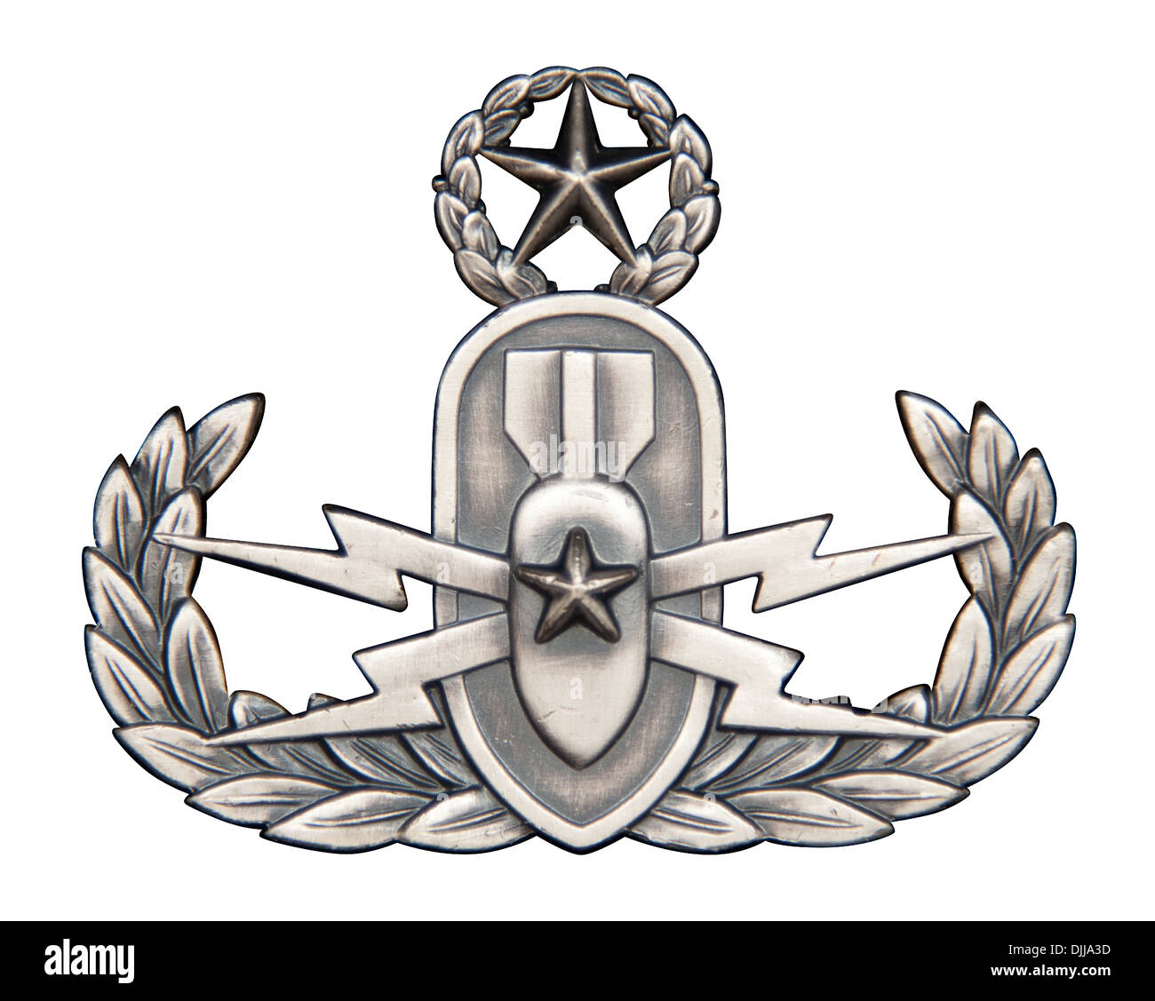 Cutout image of a Master EOD Badge on white Stock Photo - Alamy
