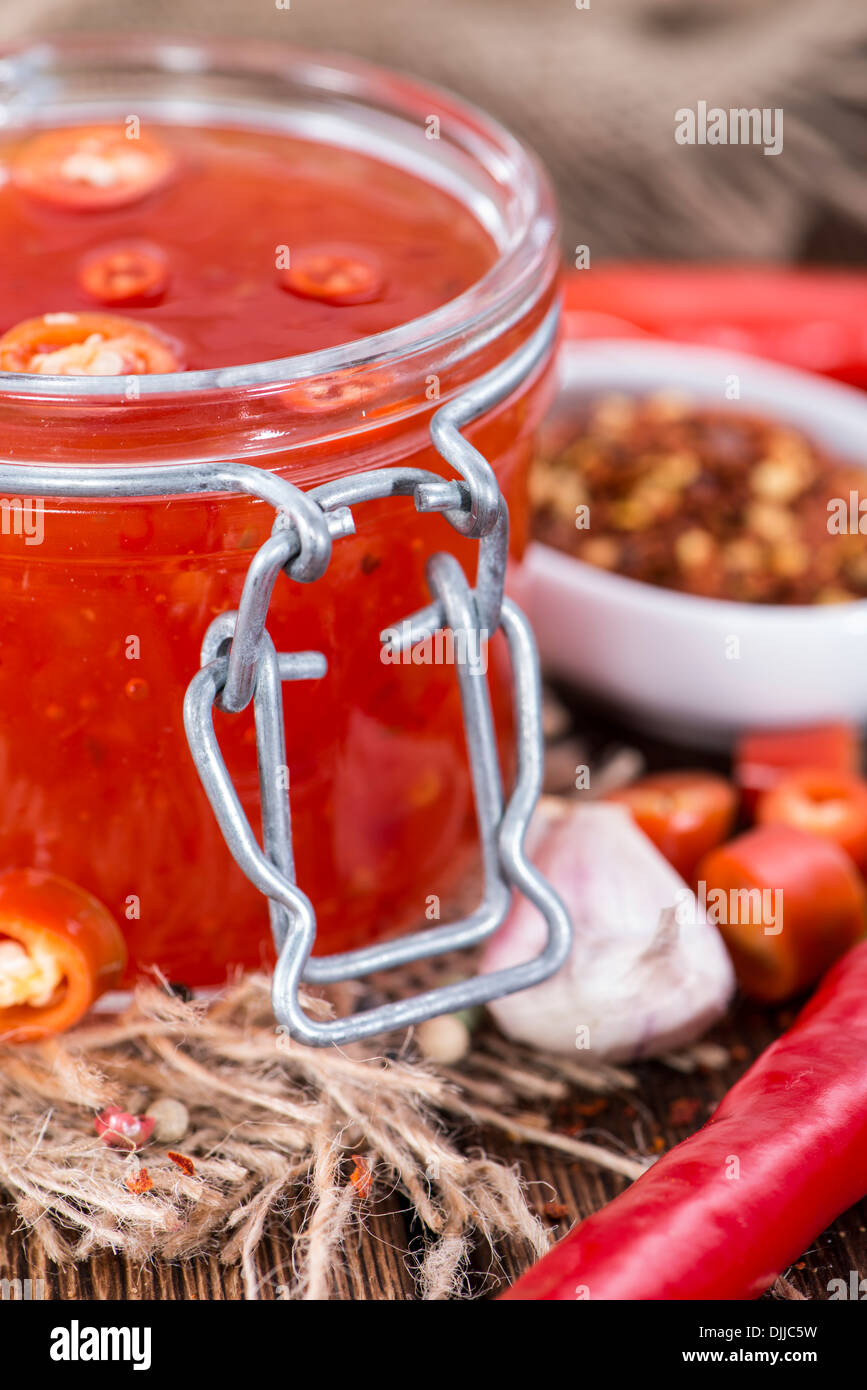 Sweet Chili Sauce (with spices Stock Photo Alamy