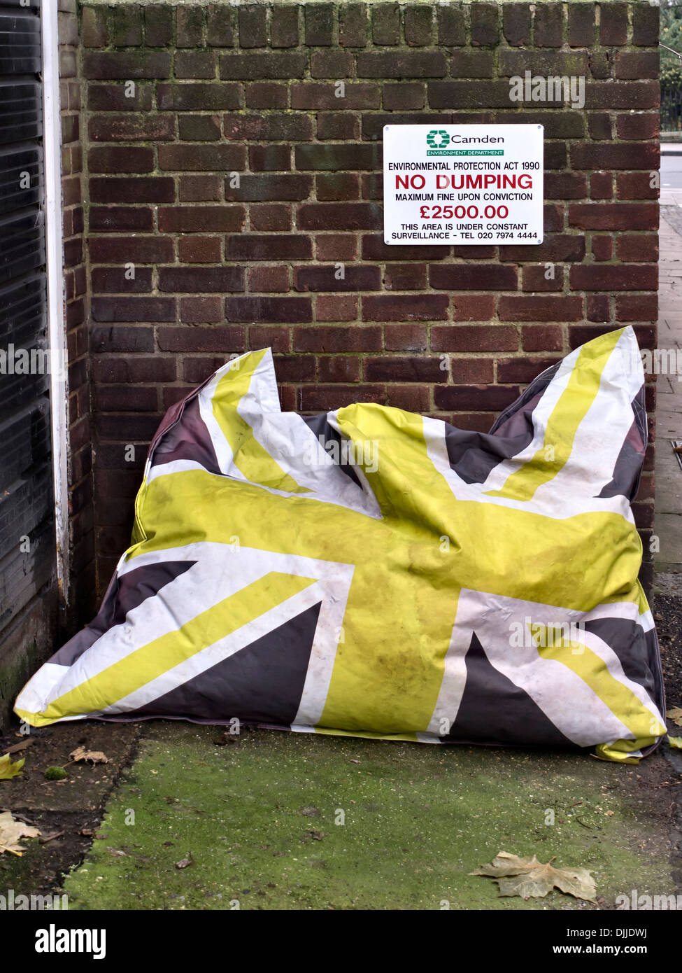 Fly tipping in London United Kingdom Stock Photo Alamy