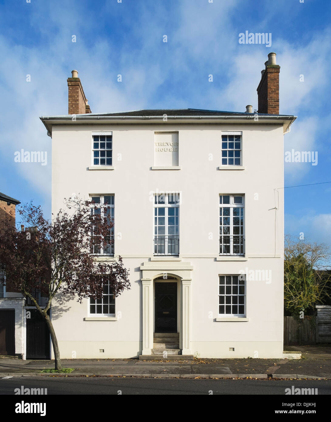 1830s house Leamington Spa Warwickshire England UK Stock Photo Alamy