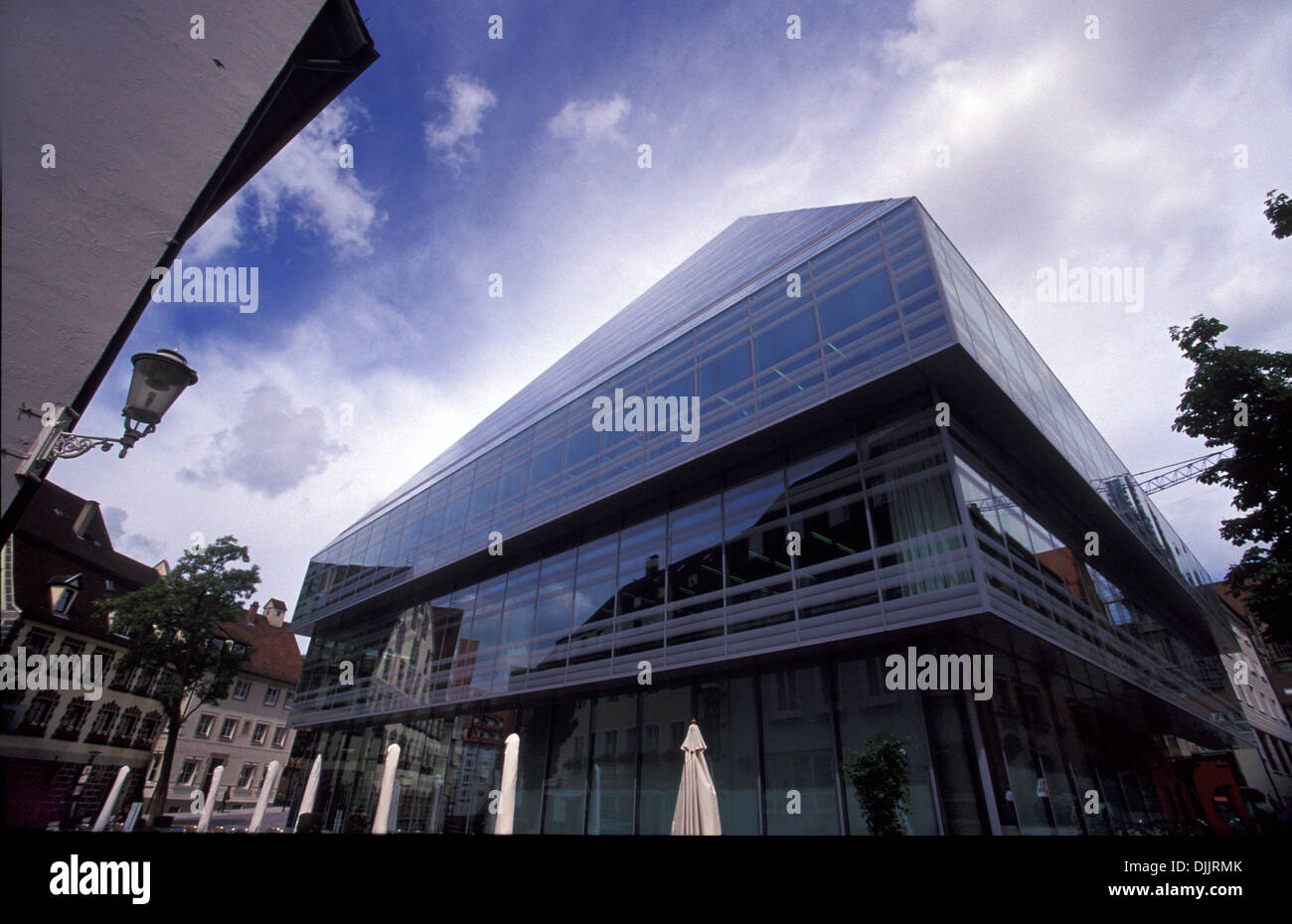 The Central Library in Ulm. A Pyramid more than 35 meter high with