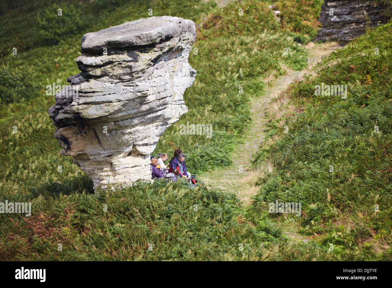 Bride Formations Rocks Bridestone rock formation in dalby hi-res stock photography and images ...