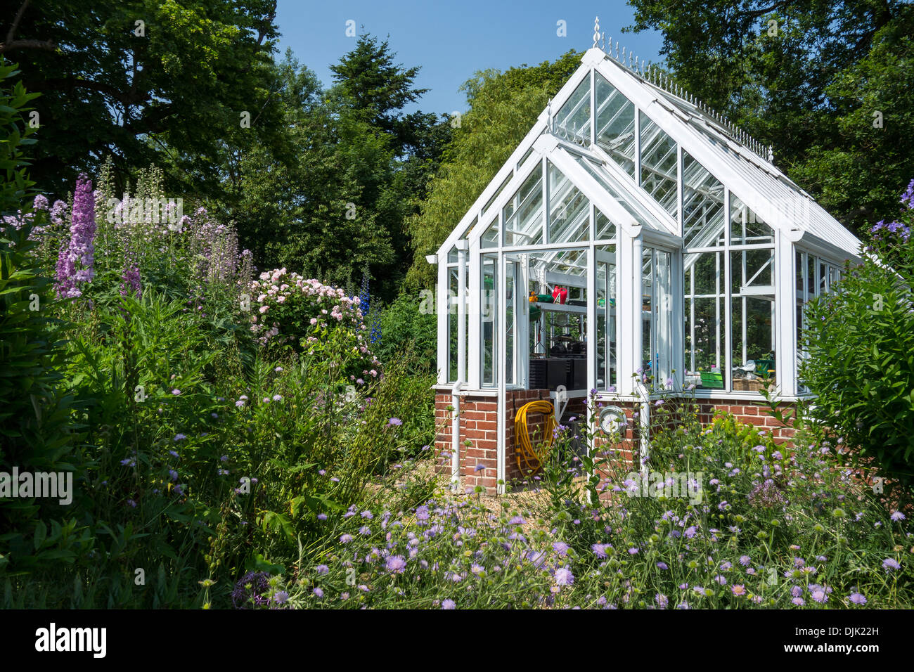 Victorian Style Greenhouse Stock Photo Alamy