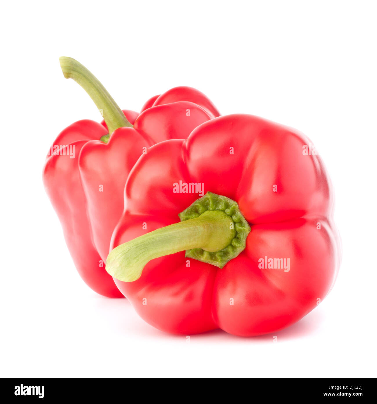Sweet red pepper isolated on white background cutout Stock Photo - Alamy