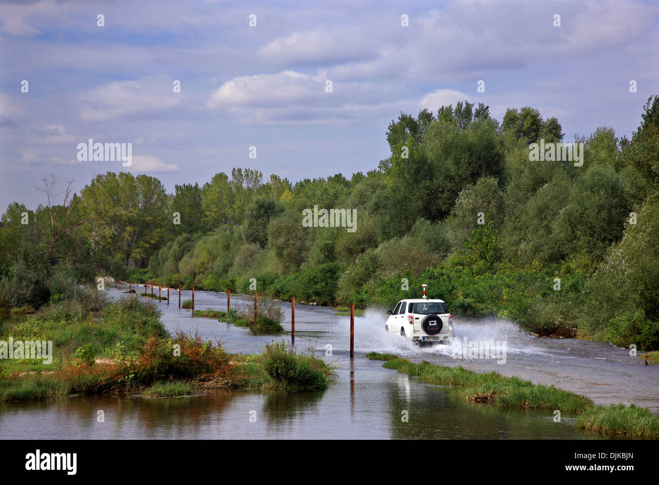 Crossing Ardas River, a few hundred meters from the Greek-Turkish-Bulgarian  borders, Evros, Thrace, Greece Stock Photo - Alamy