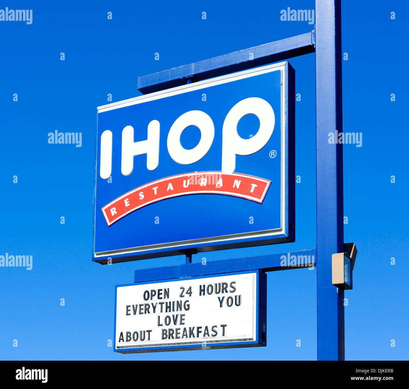 IHOP sign editorial stock photo. Image of commerce, business