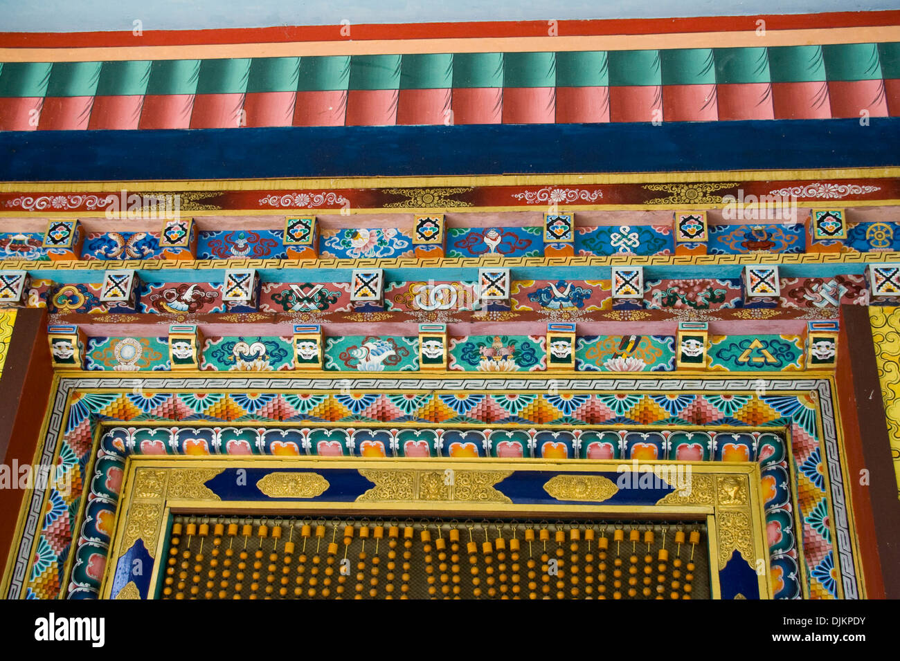 Door Top of Monastery Stock Photo