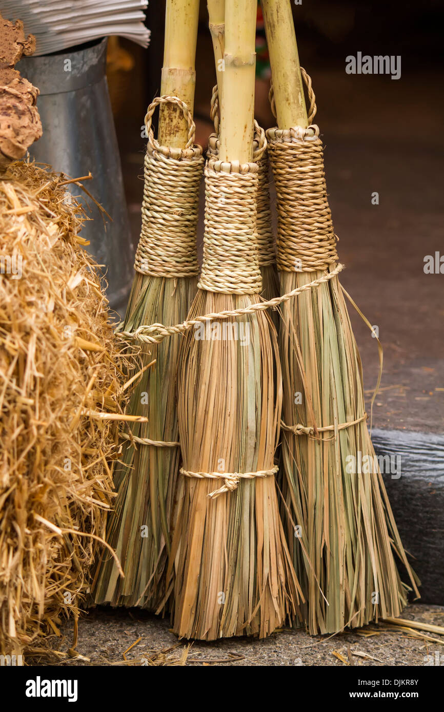 Handmade brooms hires stock photography and images Alamy