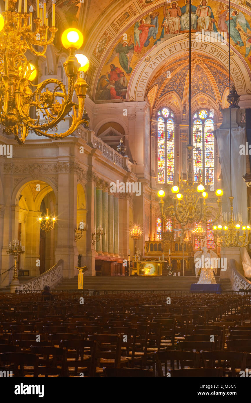 Eglise Saint Roch in the city of Paris, France. Stock Photo