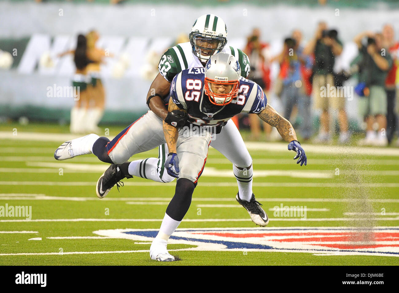 East Rutherford, New Jersey, USA. 21st Dec, 2014. New England Patriots  tight end Steve Maneri (86) in action during the NFL game between the New  England Patriots and the New York Jets