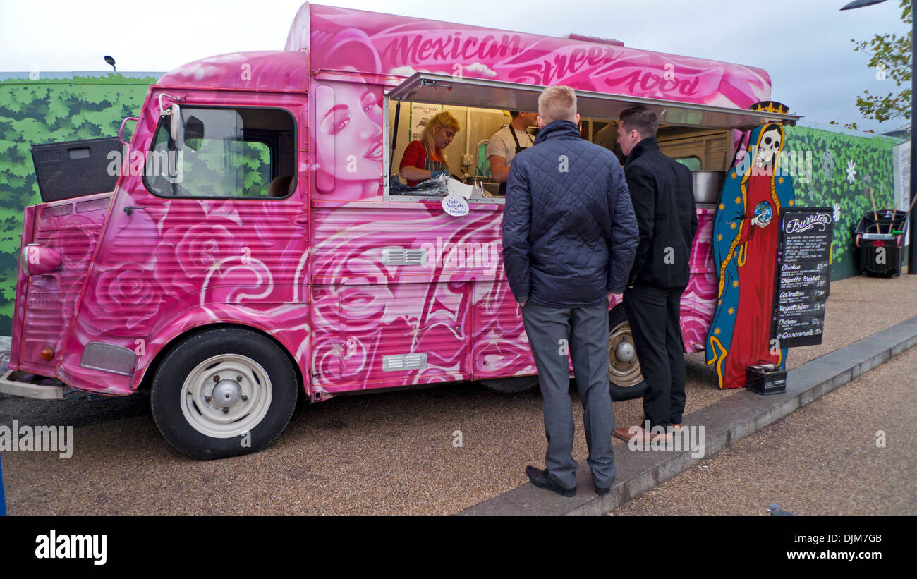 Luardo's Mexican street food van on King's Boulevard in King's Cross