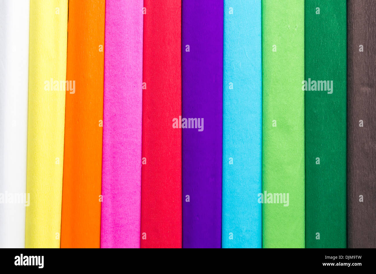 set of colorful tissue paper as background Stock Photo