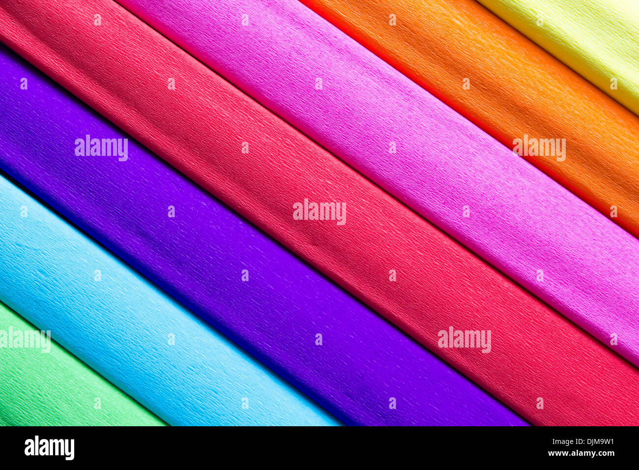 set of colorful tissue paper as background Stock Photo