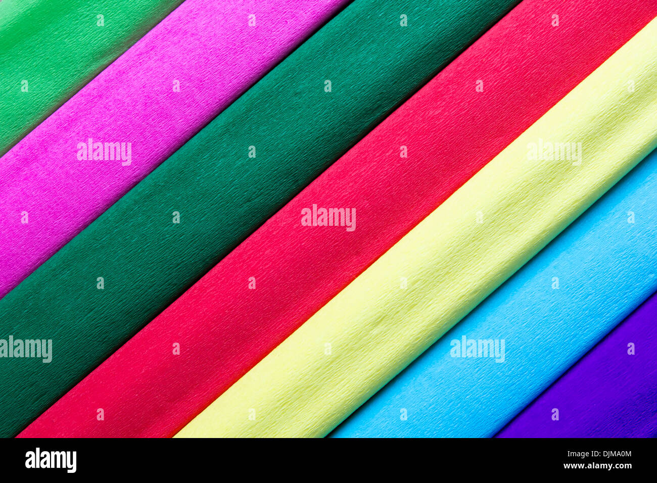 set of colorful tissue paper as background Stock Photo