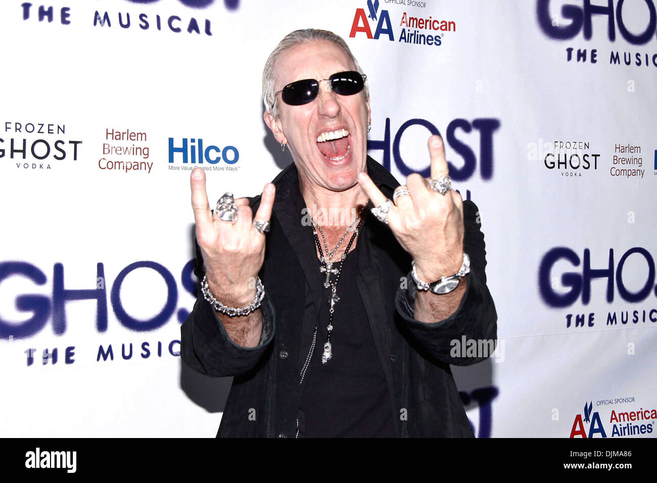 Dee Snider Broadway opening night of 'Ghost Musical' at Lunt-Fontanne ...