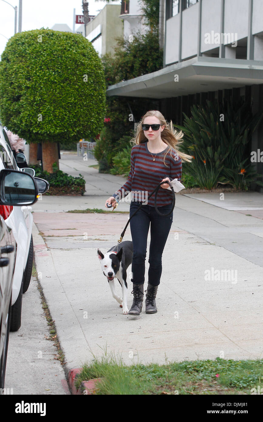 Amanda Seyfried seen picking up her dog from The Dog House Los Angeles