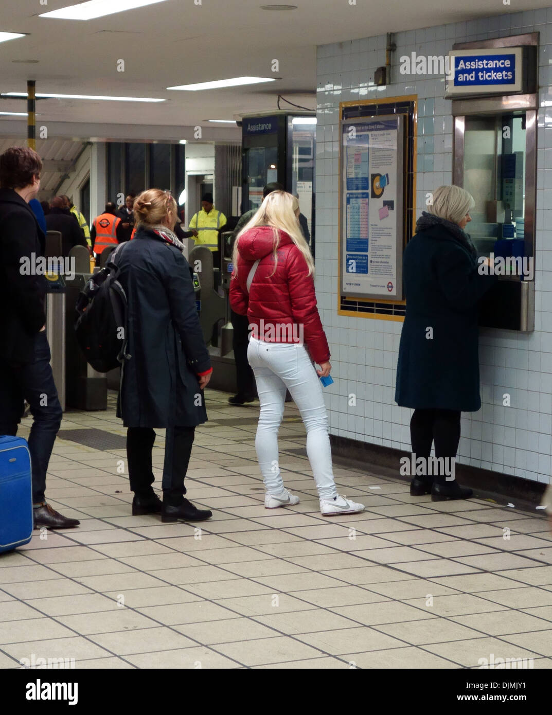 Transport for London announces closure of all underground station ticket offices Stock Photo