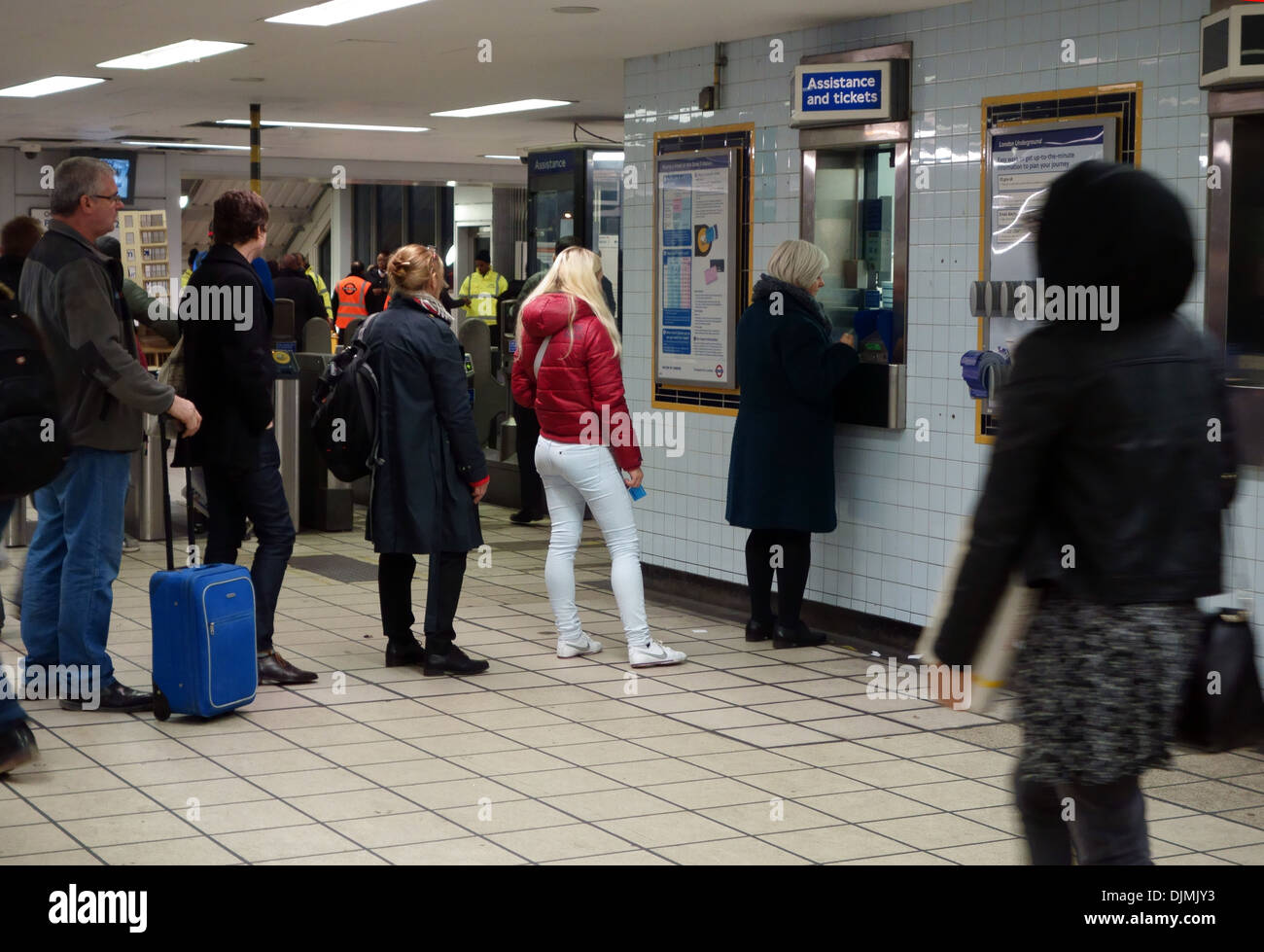Transport for London announces closure of all underground station ticket offices Stock Photo