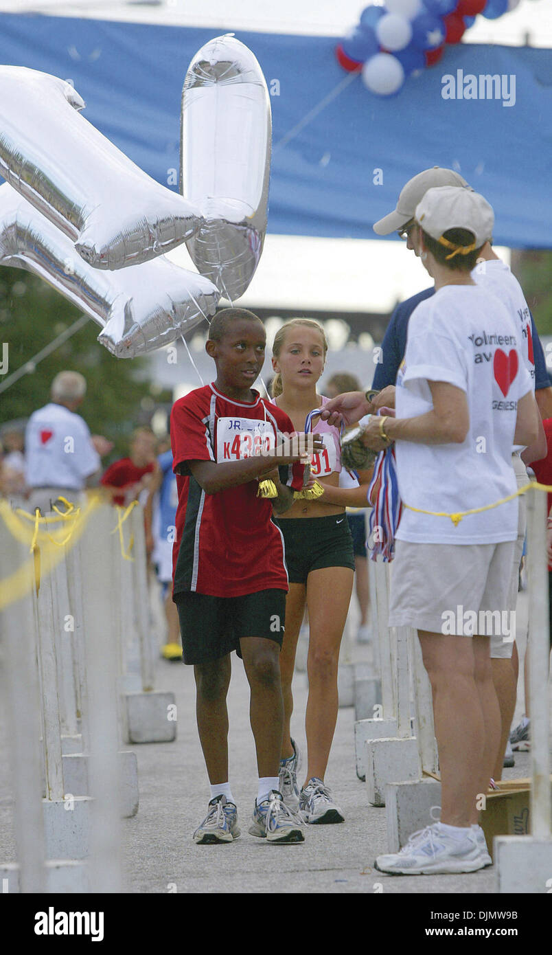 July 23, 2010 Davenport, Iowa, U.S. Alcoa Jr. Bix winners get their