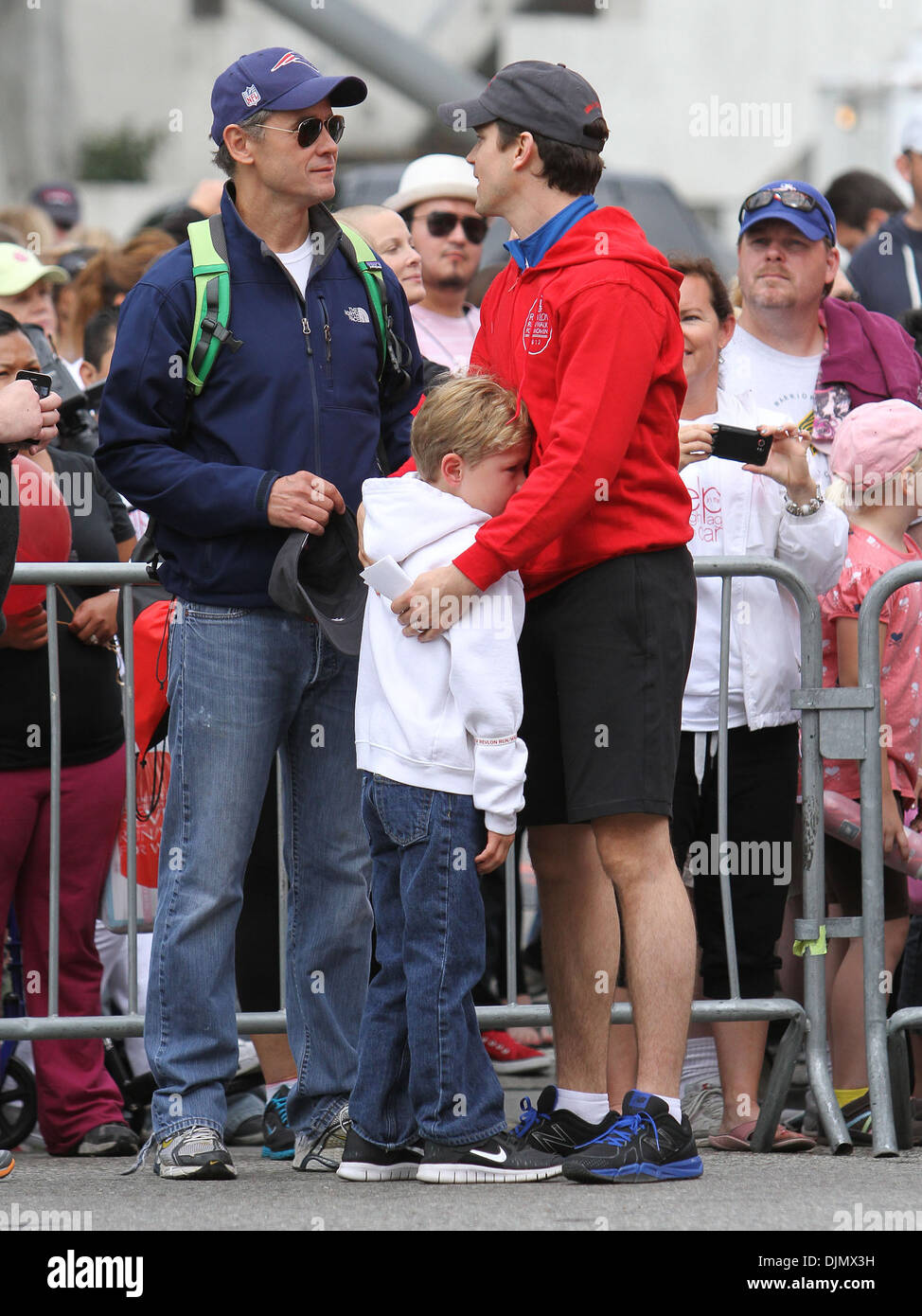 Matt Bomer with his son Kit Bomer and Simon Halls 19th Annual EIF