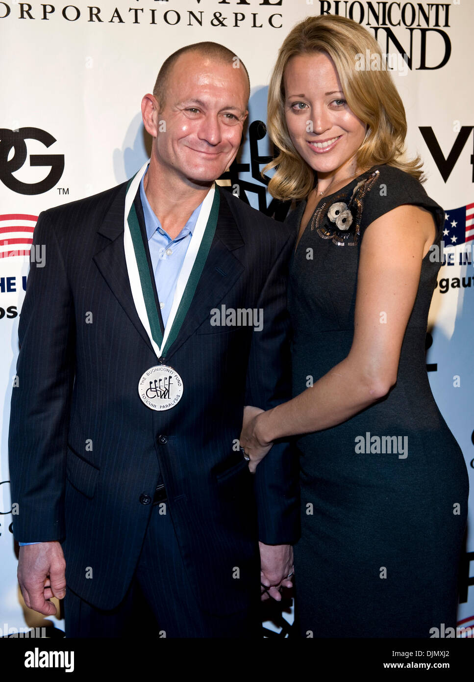Sept. 27, 2010 New York, NY, USA CALVIN BOREL and LISA BOREL at the