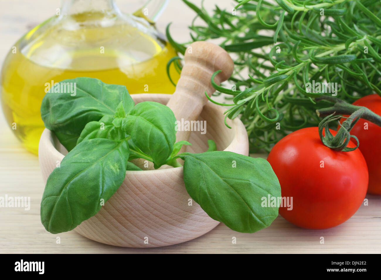 Basil olive oil hires stock photography and images Alamy
