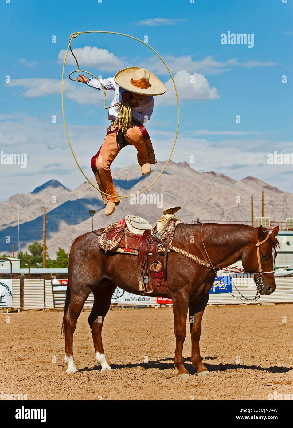 Schras Rodeo Oct 03, 2008 - Las Vegas, Nevada, USA - Charros de Las Vegas entertains ...