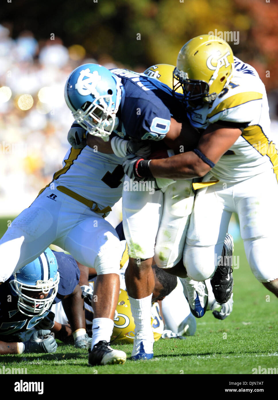 unc vs georgia tech football score