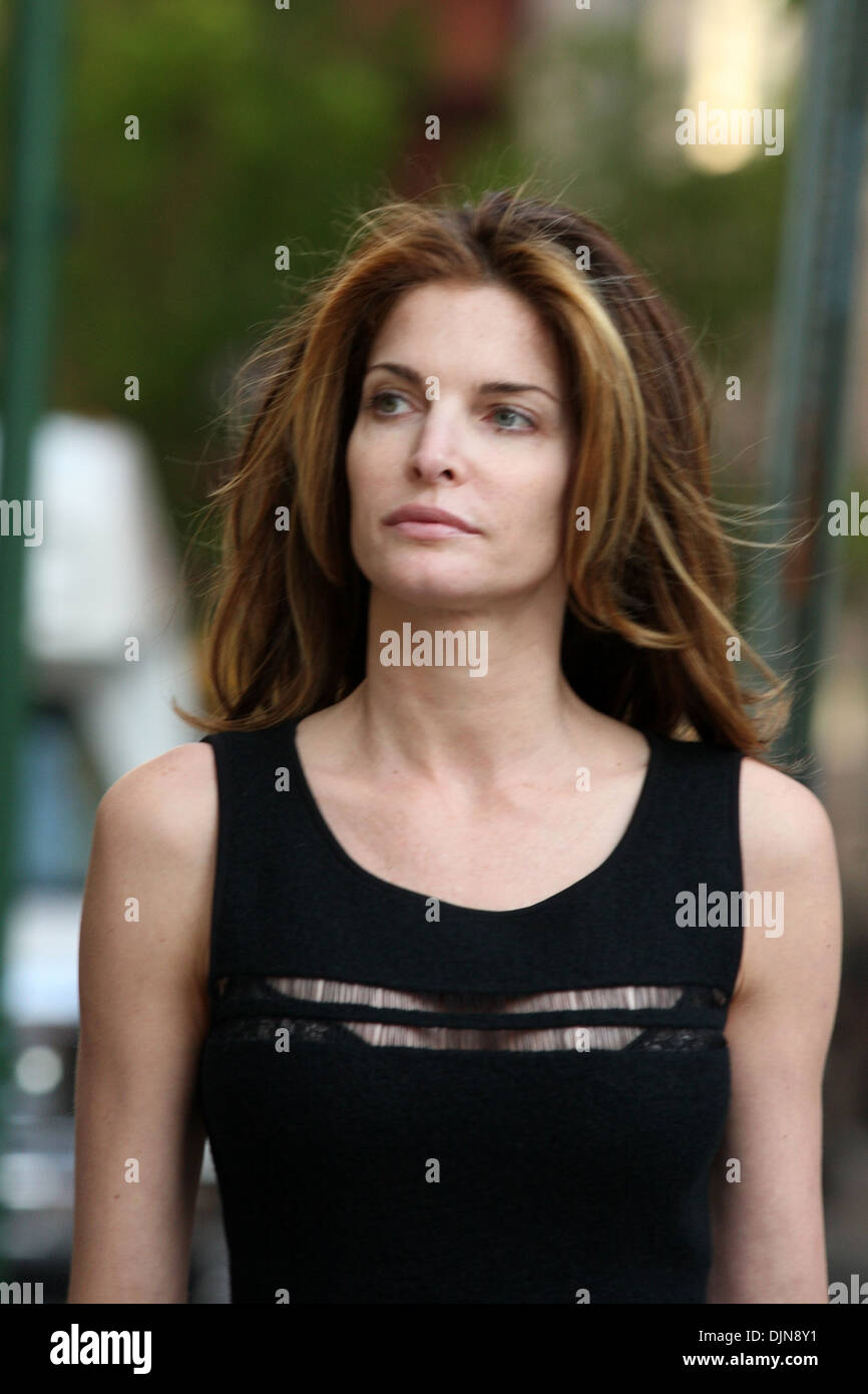 Supermodel Stephanie Seymour out and about with no makeup Featuring: Supermodel Stephanie Seymour Where: New York City United Stock Photo