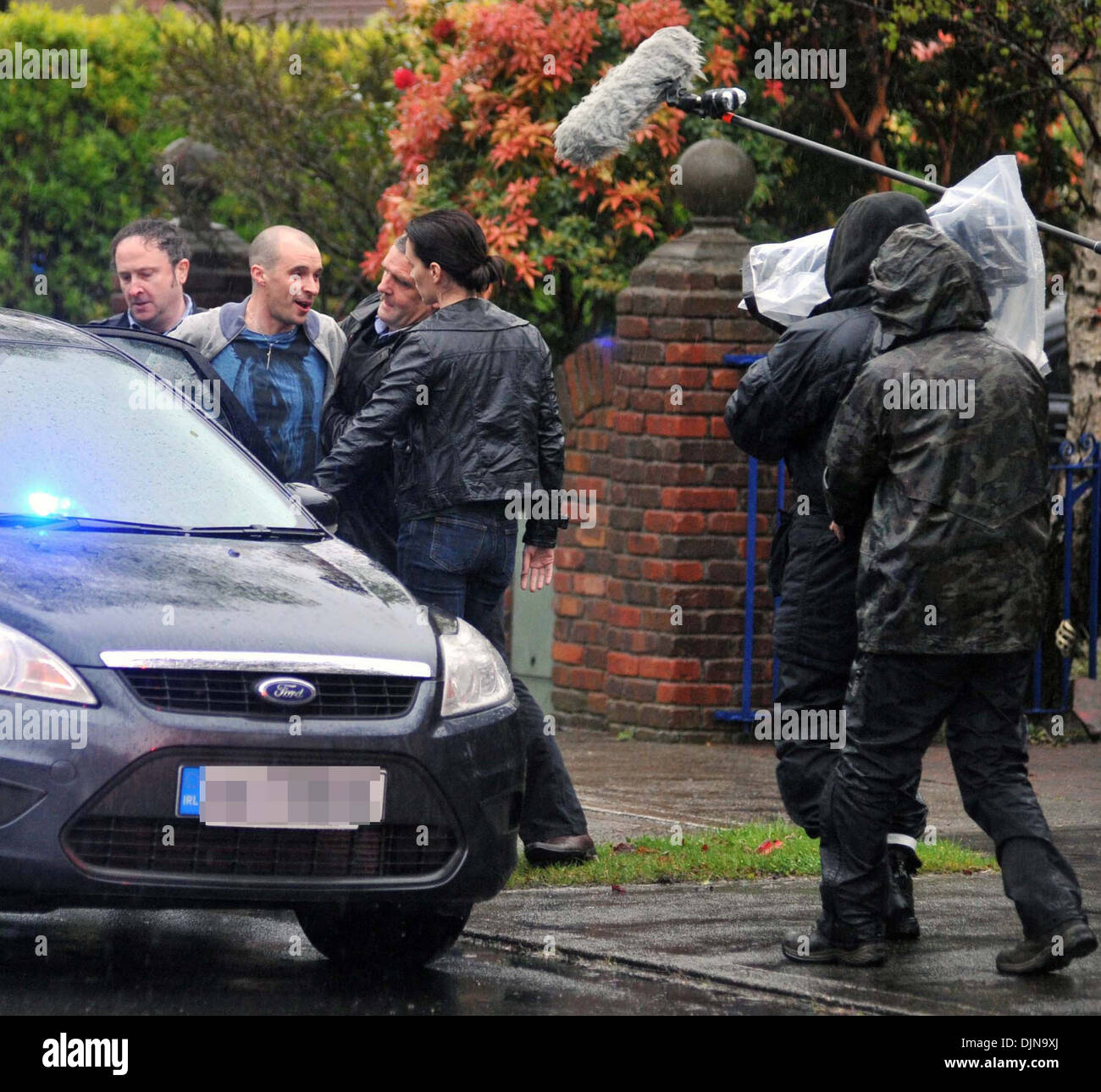 Tom Vaughn- Lawlor Filming on set of 'Love/Hate' series Dublin Ireland ...