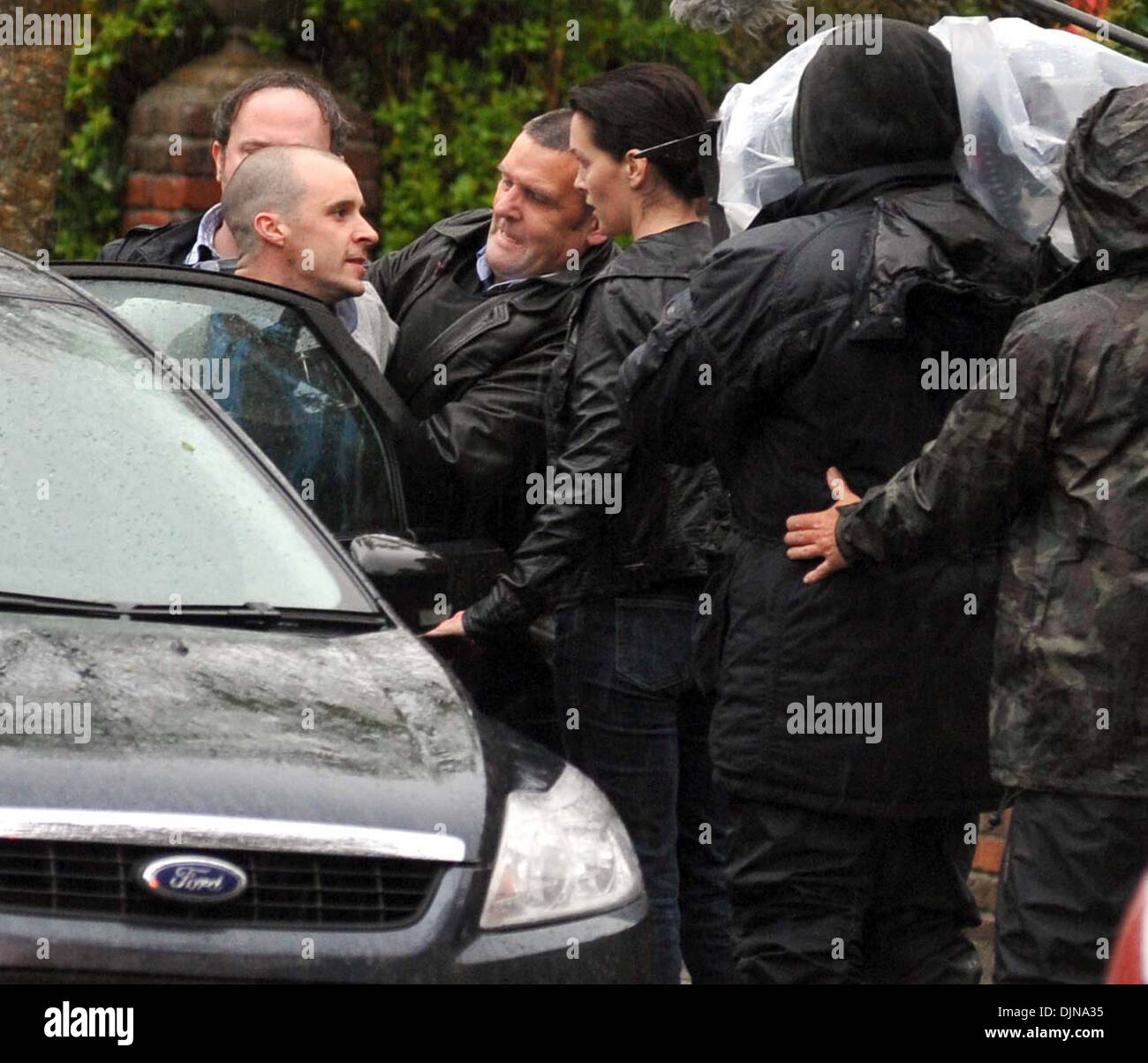 Tom Vaughn- Lawlor Filming on set of 'Love/Hate' series Dublin Ireland ...