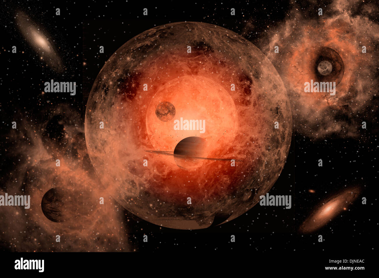 ignites solar system planets