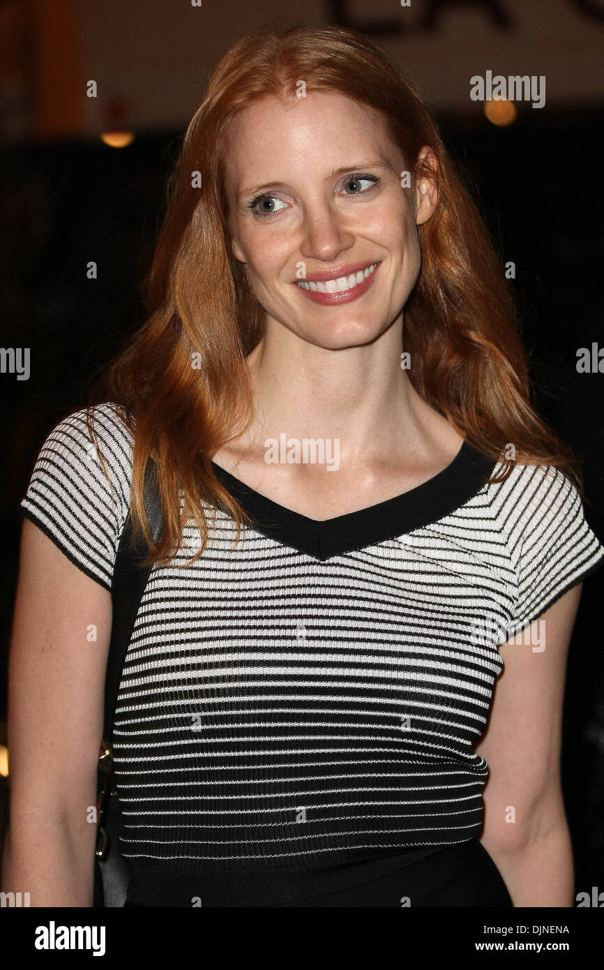 Jessica Chastain Celebrities are seen arriving at Martinez Hotel during