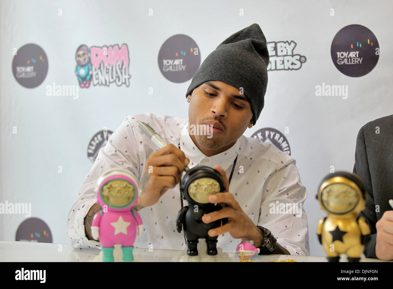 Ron English X Chris Brown Dum English Grin Green Astronaut