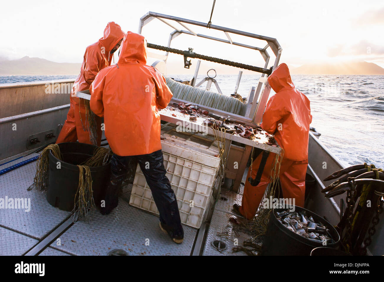 Deckhands on boat hires stock photography and images Alamy