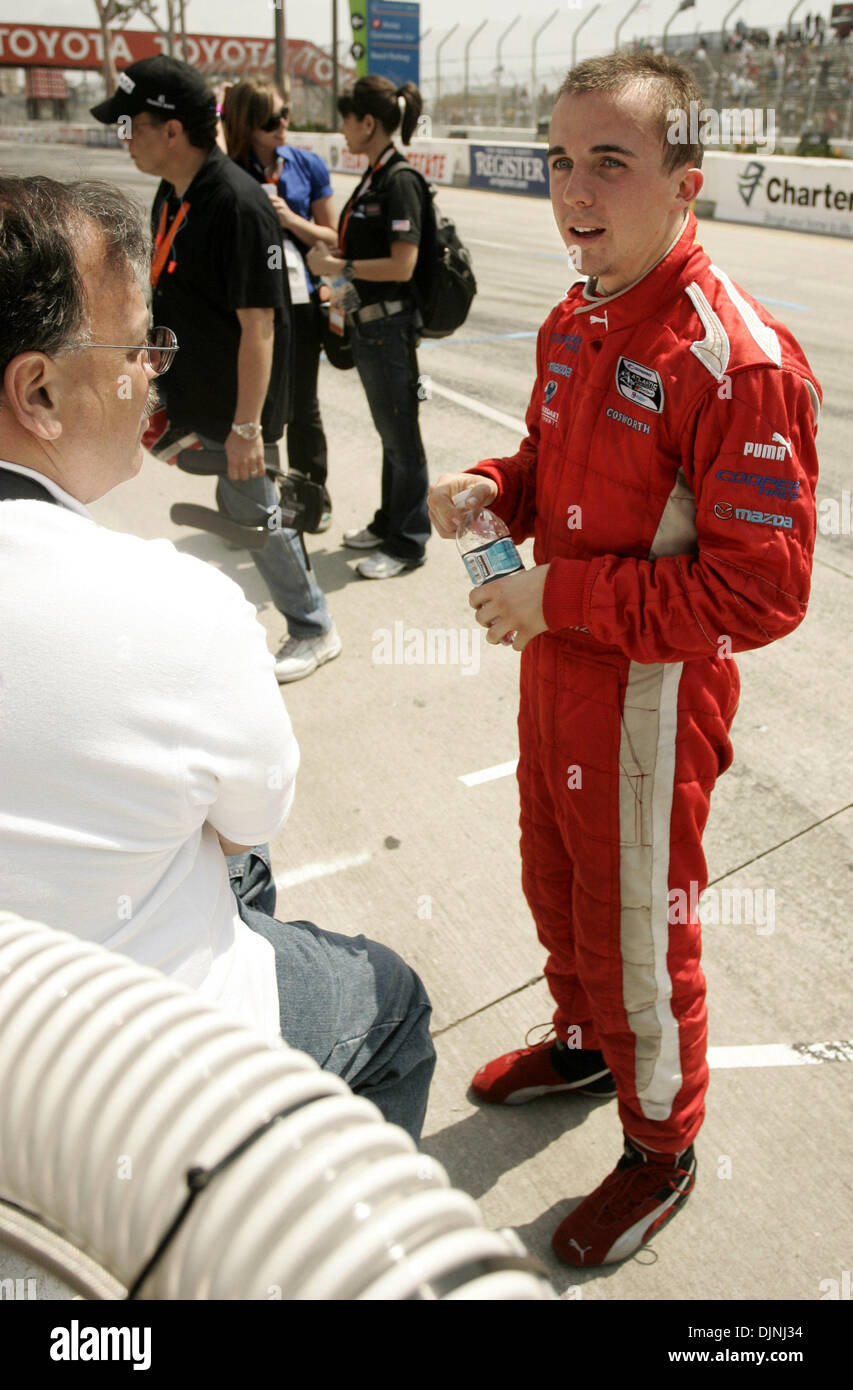 Apr 19, 2008 Long Beach, California, USA FRANKIE MUNIZ on pit row