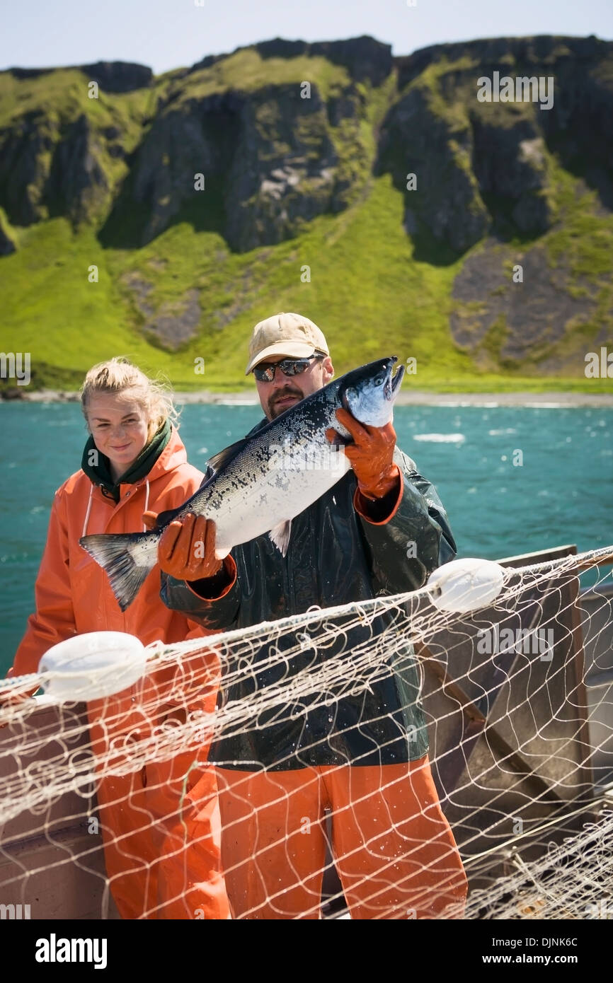 Salmon Fishing In The Alaska Department Of Fish And Game 'alaska Peninsula Area' Stock Photo Alamy