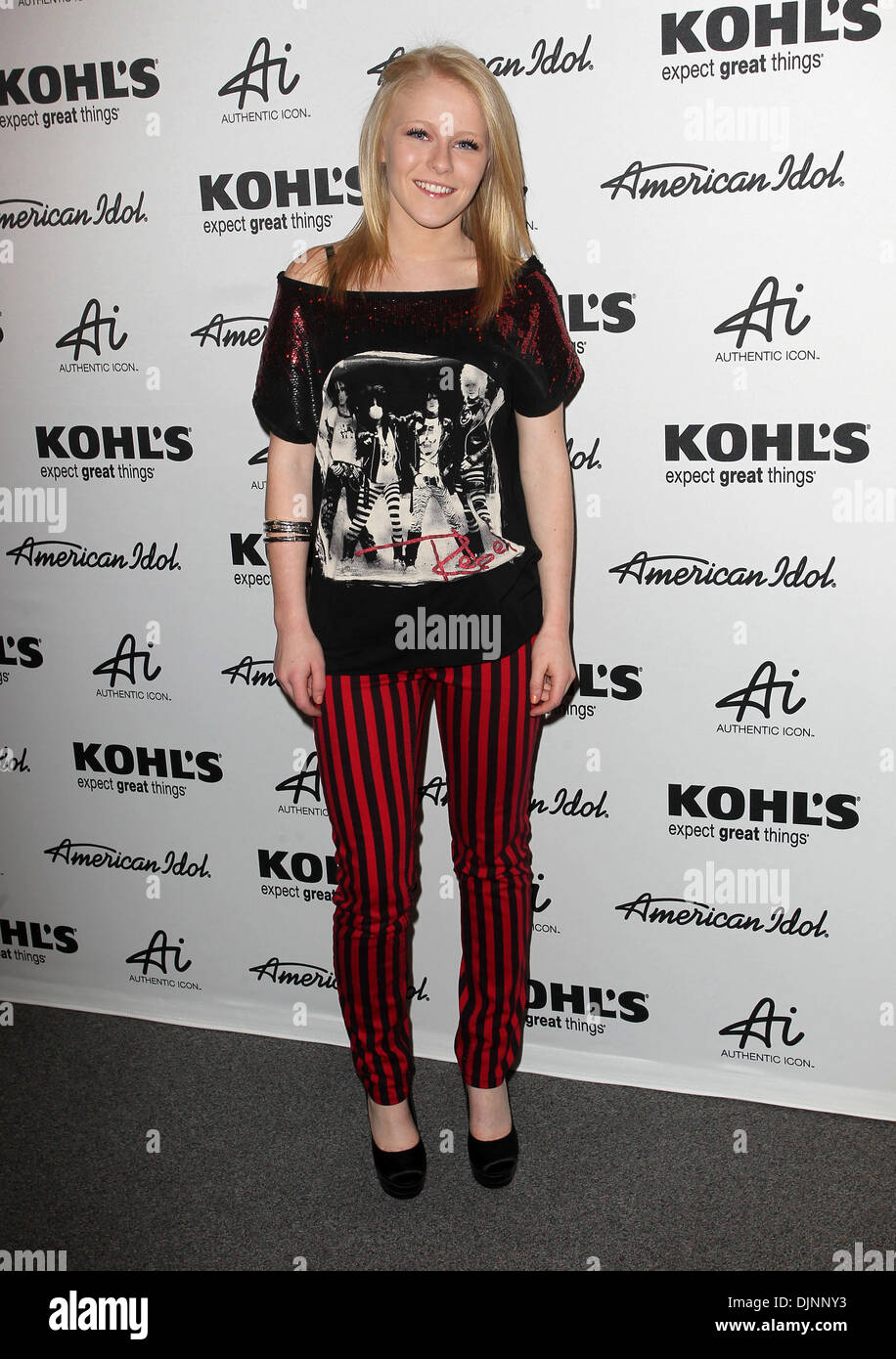 Hollie Cavanagh American Idol Season 11 contestants appear at Los ...