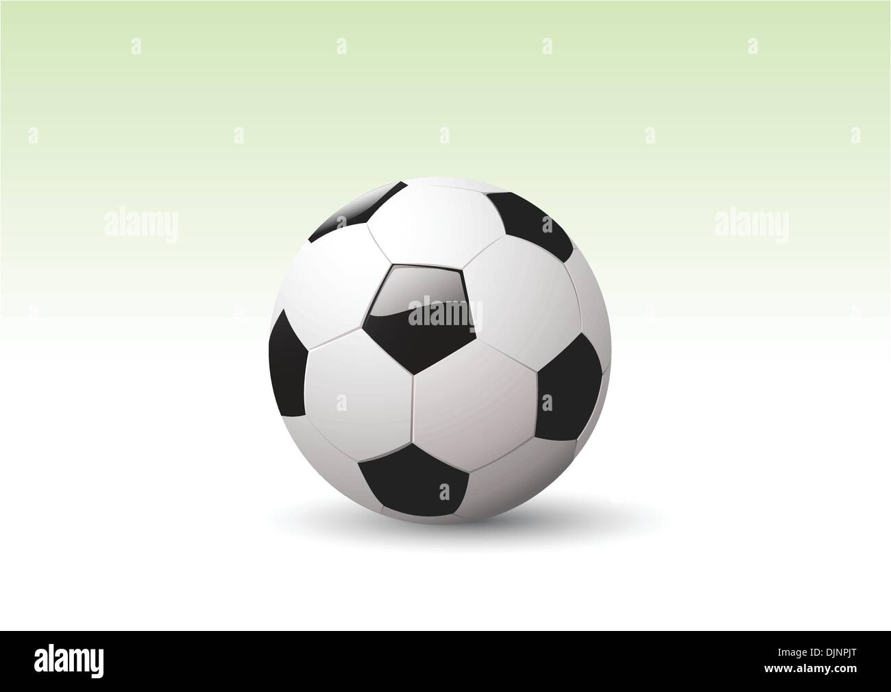 Vector illustration of a Football / Soccer ball Stock Vector Image ...