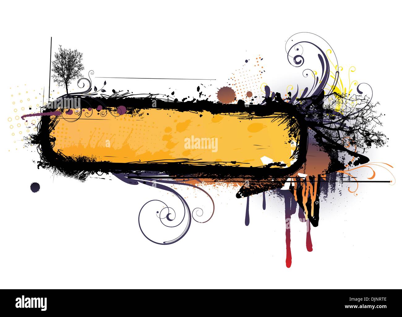 Vector grunge frame Stock Vector Image & Art - Alamy