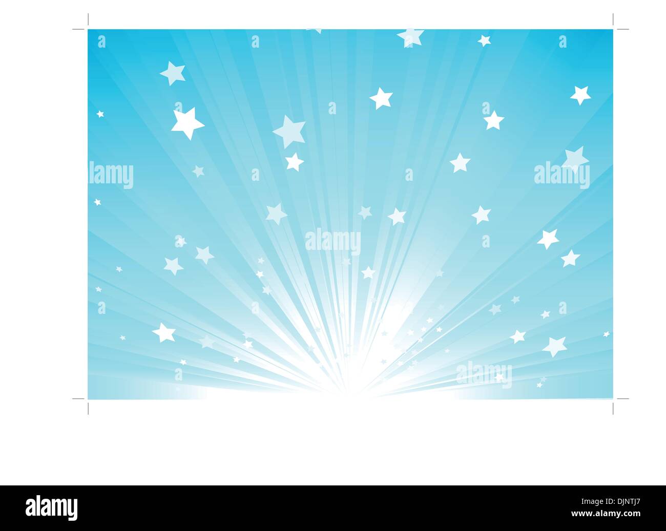 Vector illustration of blue Abstract background with light rays and ...