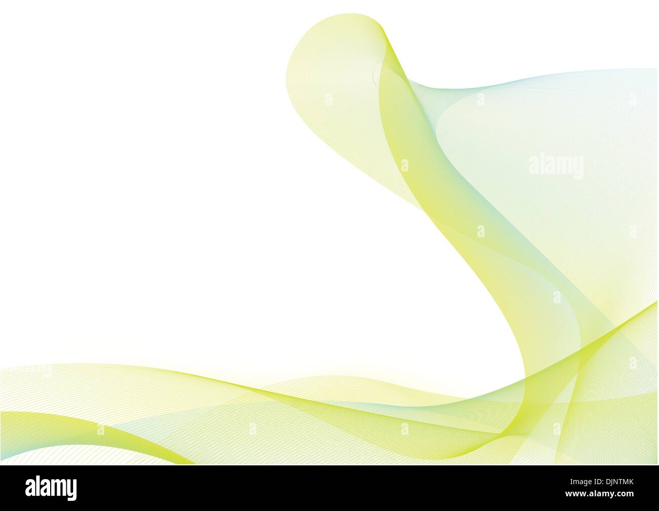 Vector illustration - abstract background made of color splashes and curved lines Stock Vector