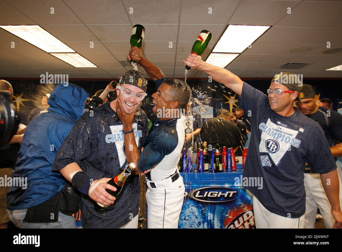 Atlanta Braves -- World Series Locker Room Celebration