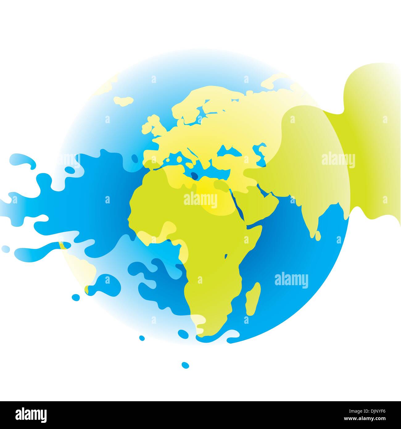 Abstract ecology background with globe Stock Vector Image & Art - Alamy