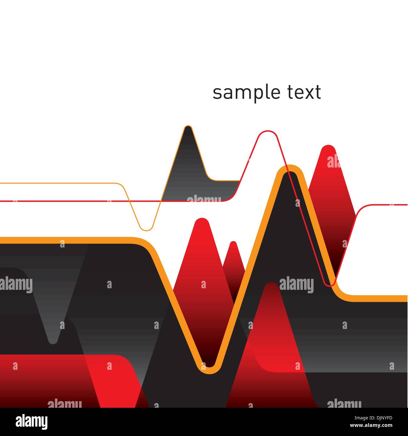 Abstract layout with designed modern shapes Stock Vector Image & Art ...