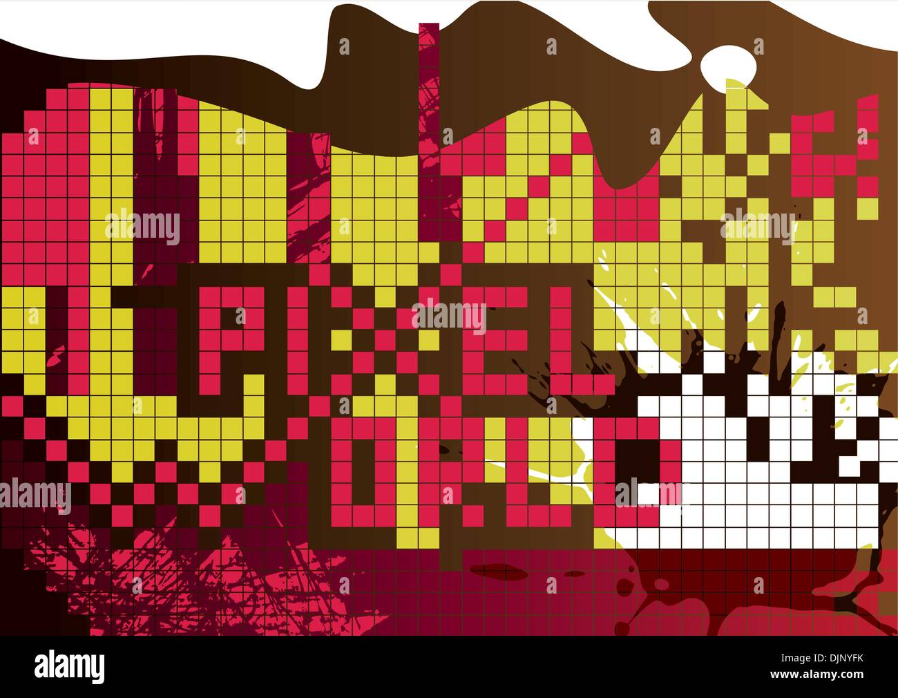 abstract pixel background Stock Vector Image & Art - Alamy