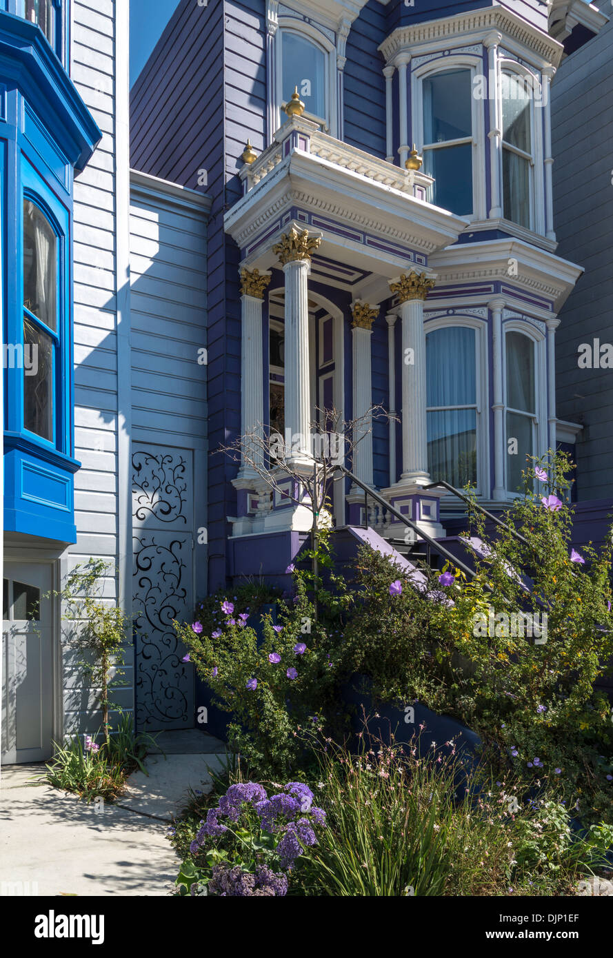 Image showcasing San Francisco townhouse Stock Photo - Alamy